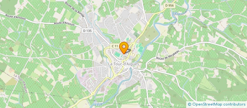 localisation de l'entreprise KINE DU CHATEAU  LA TOUR-D'AIGUES