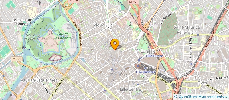 localisation de l'entreprise KINE ET COMPAGNIE à LILLE