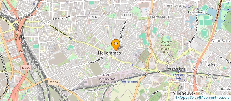 localisation de l'entreprise KINE FAIDHERBE à LILLE
