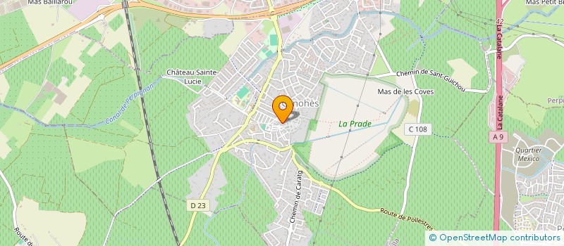 localisation de l'entreprise KINE FORME & SANTE  CANOHES