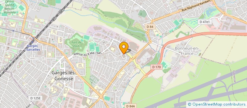 localisation de l'entreprise KINE GARGES LES GONESSE SPORT SANTE 95  GARGES-LES-GONESSE