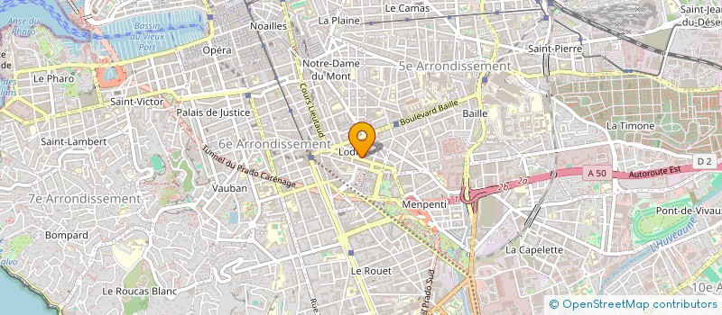 localisation de l'entreprise KINE GOUFFE à MARSEILLE