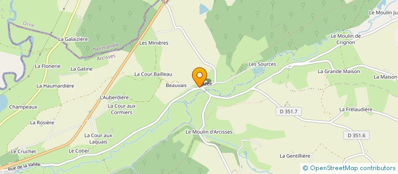 localisation de l'entreprise KINE IMMO ARCISSES à ARCISSES