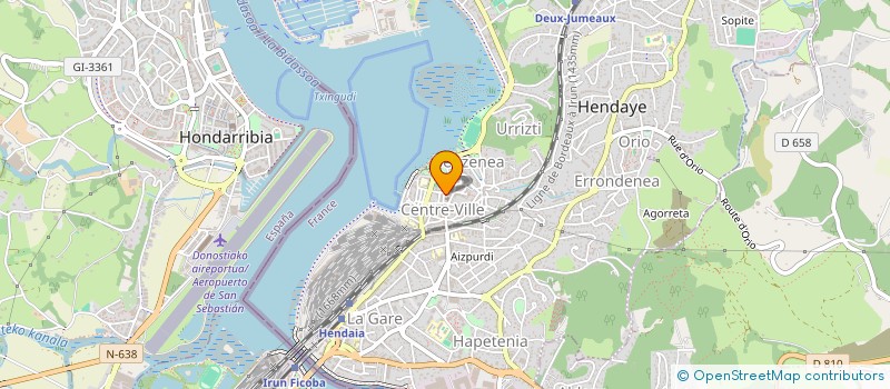 localisation de l'entreprise KINE JAIZKIBEL  HENDAYE