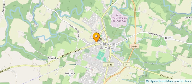 localisation de l'entreprise KINE JEANBOUEOU  VILLENEUVE-DE-MARSAN