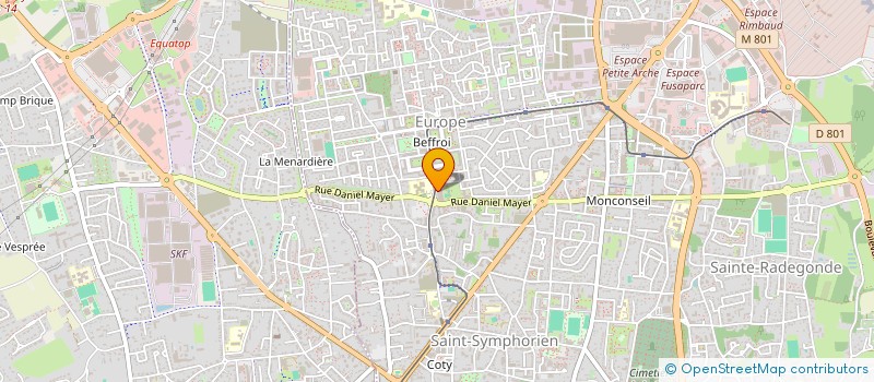 localisation de l'entreprise KINE JEMMAPES à TOURS