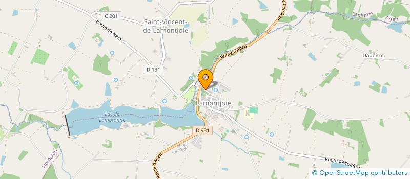 localisation de l'entreprise KINE LAMONTJOIE  LAMONTJOIE