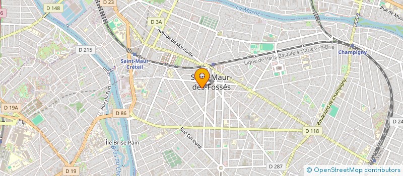 localisation de l'entreprise KINE LANCHAR à SAINT-MAUR-DES-FOSSES