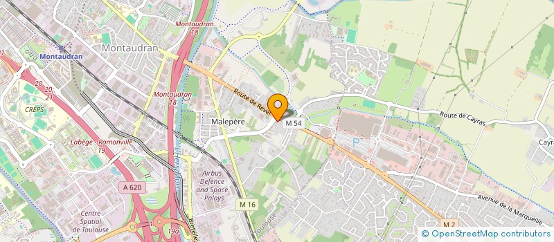 localisation de l'entreprise KINE MALEPERE à TOULOUSE