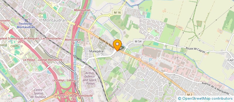 localisation de l'entreprise KINE MALEPERE  TOULOUSE