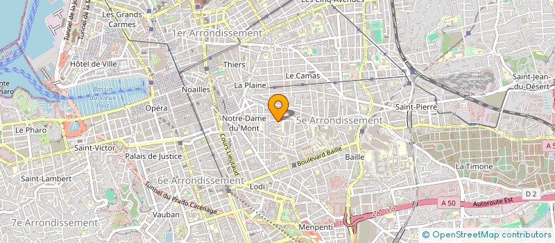localisation de l'entreprise KINE MARSEILLE ASSOCIATION SUDISTE ETUDIANTE (KIMASSE) à MARSEILLE