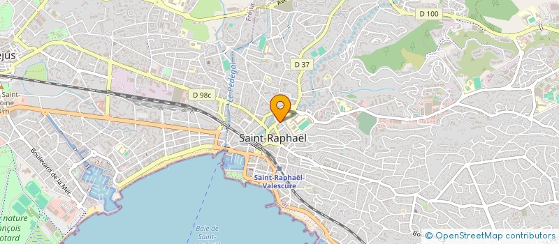 localisation de l'entreprise KINE MEM à SAINT-RAPHAEL