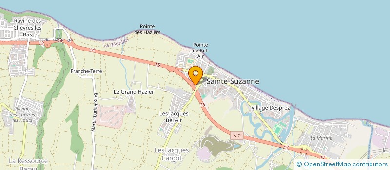 localisation de l'entreprise KINE MOM'S  SAINTE-SUZANNE