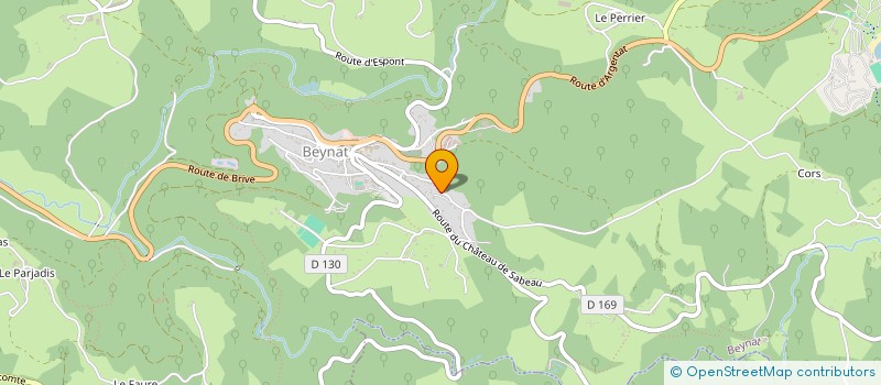 localisation de l'entreprise KINE MOUV à BEYNAT
