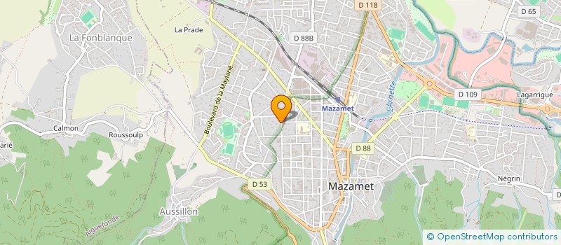 localisation de l'entreprise KINE'MOUV  AUSSILLON