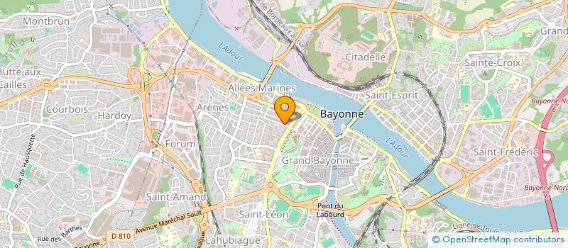localisation de l'entreprise KINE NGP à BAYONNE
