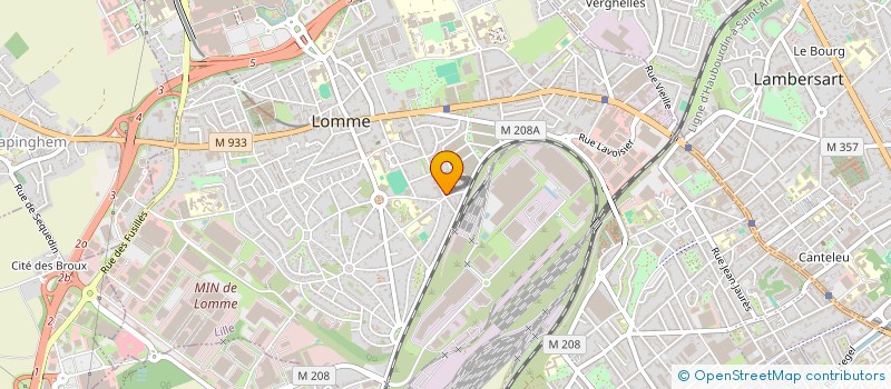 localisation de l'entreprise KINE NORD à LILLE