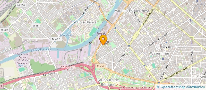 localisation de l'entreprise KINE NORD PREVENTION à LILLE