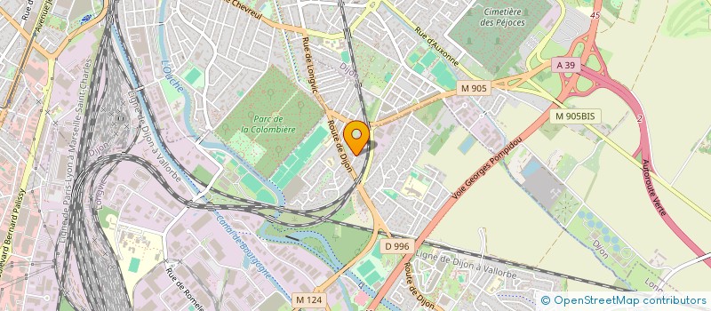 localisation de l'entreprise KINE PBMH à LONGVIC