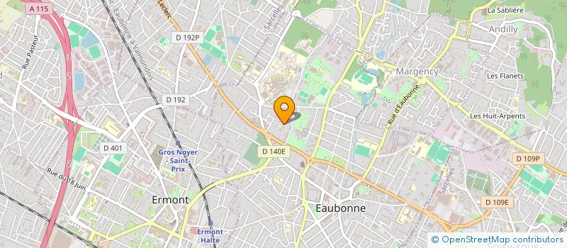 localisation de l'entreprise KINE PEDIATRIQUE EAUBONNE à EAUBONNE
