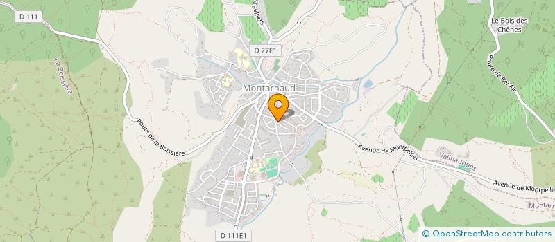 localisation de l'entreprise KINE PEDIATRIQUE MONTARNAUD  MONTARNAUD