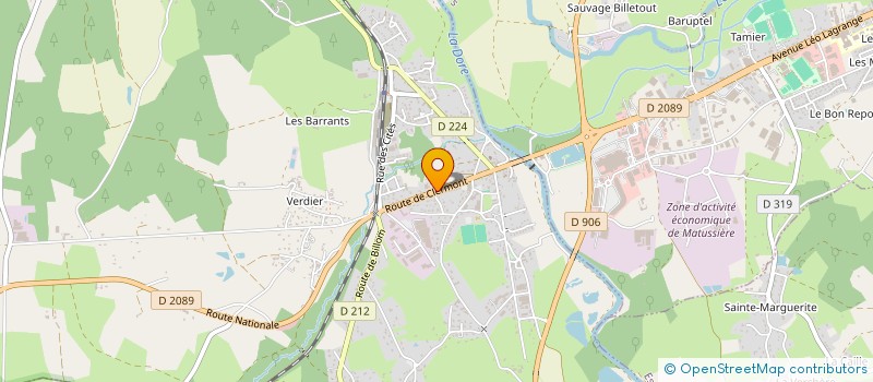 localisation de l'entreprise KINE PESCHADOIRES  PESCHADOIRES