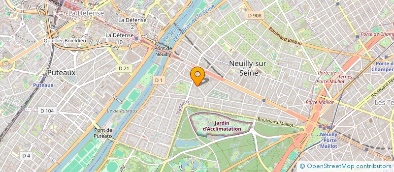 localisation de l'entreprise KINE PIERRET à NEUILLY-SUR-SEINE