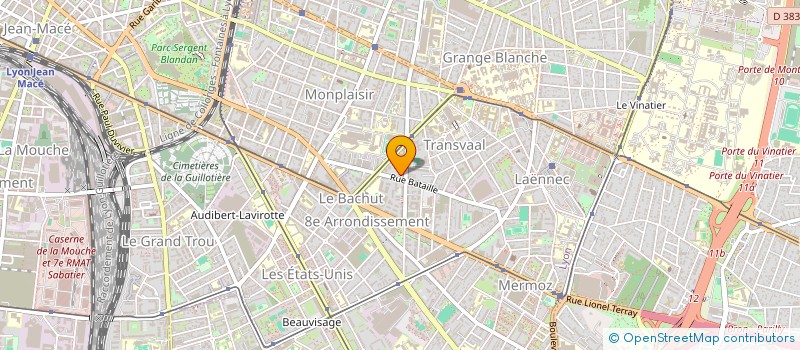 localisation de l'entreprise KINE PLEIN CIEL  LYON