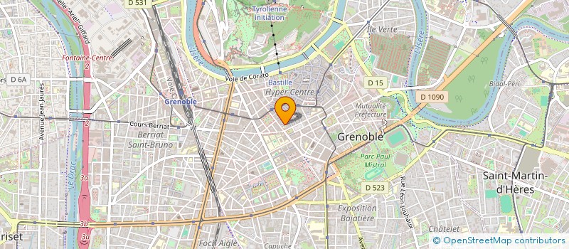 localisation de l'entreprise KINE PLUS  GRENOBLE