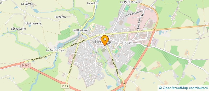 localisation de l'entreprise KINE PLUS à LYS-HAUT-LAYON