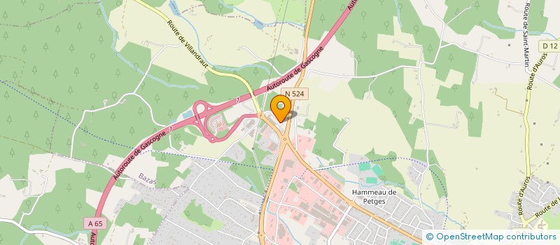 localisation de l'entreprise KINE PODOSPORT'S  BAZAS