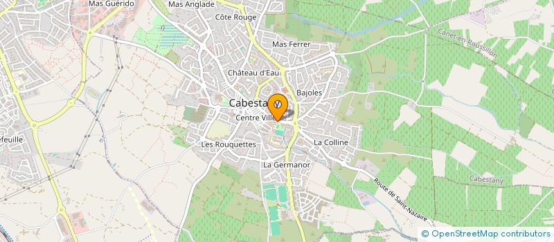 localisation de l'entreprise KINE POLE à CABESTANY