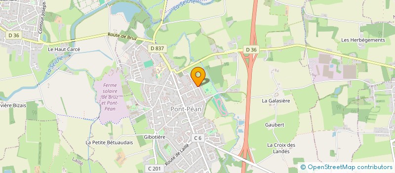 localisation de l'entreprise KINE RENNAIS  PONT-PEAN