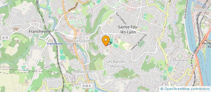 localisation de l'entreprise KINE REYCORP  SAINTE-FOY-LES-LYON