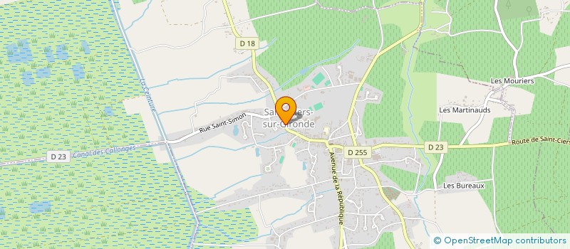 localisation de l'entreprise KINE-RJ  BRAUD-ET-SAINT-LOUIS