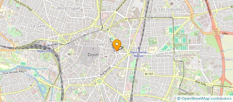 localisation de l'entreprise KINE SAINT GERMAIN à DIJON