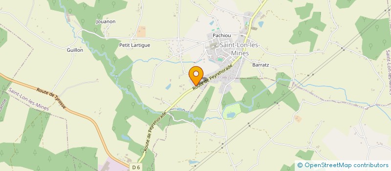 localisation de l'entreprise KINE SAINT LON LES MINES  SAINT-LON-LES-MINES