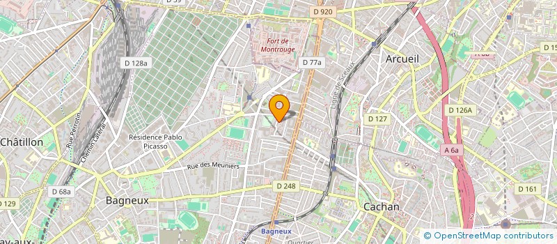 localisation de l'entreprise KINE SANTE BAGNEUX  BAGNEUX