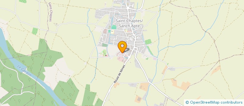 localisation de l'entreprise KINE SC  SAINT-CHAPTES