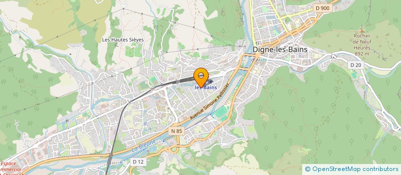 localisation de l'entreprise KINE SEBE SPORT ET SANTE à DIGNE-LES-BAINS