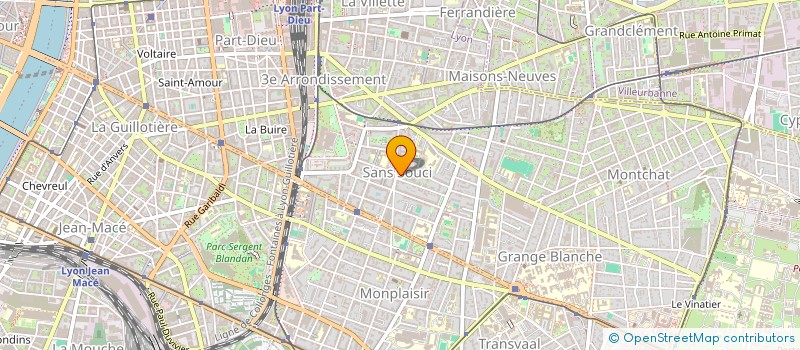 localisation de l'entreprise KINE SISLEY  LYON