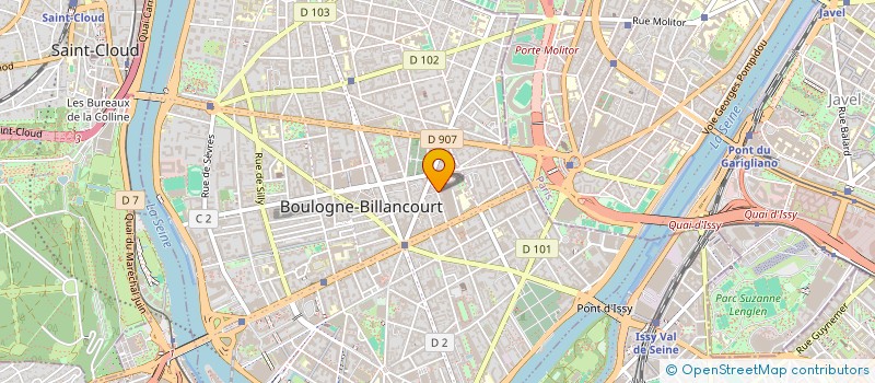 localisation de l'entreprise KINE SPORT BOULOGNE BILLANCOURT à BOULOGNE-BILLANCOURT