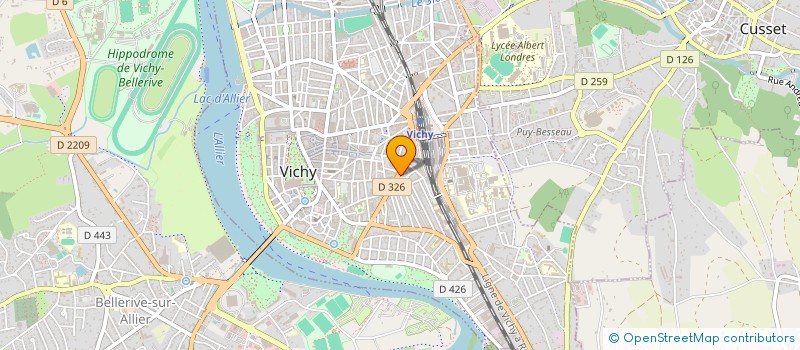 localisation de l'entreprise KINE SPORT ET SANTE  VICHY