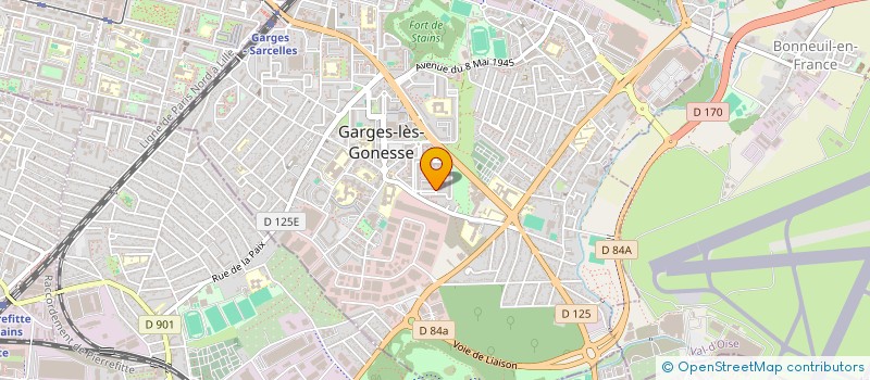 localisation de l'entreprise KINE SPORT GARGES à GARGES-LES-GONESSE