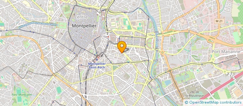 localisation de l'entreprise KINE SUD MONTPELLIER à MONTPELLIER
