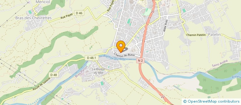 localisation de l'entreprise KINE VALDERAS  SAINT-ANDRE