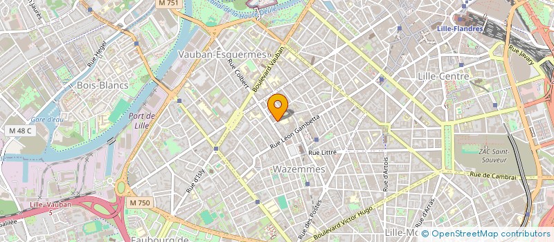 localisation de l'entreprise KINE VERDUN à LILLE