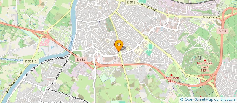 localisation de l'entreprise KINE VITALIS à AGDE