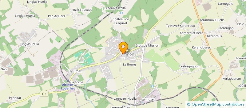 localisation de l'entreprise KINEA  DIRINON