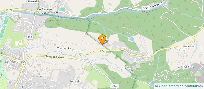 localisation de l'entreprise KINEAPOLIS  BURLATS